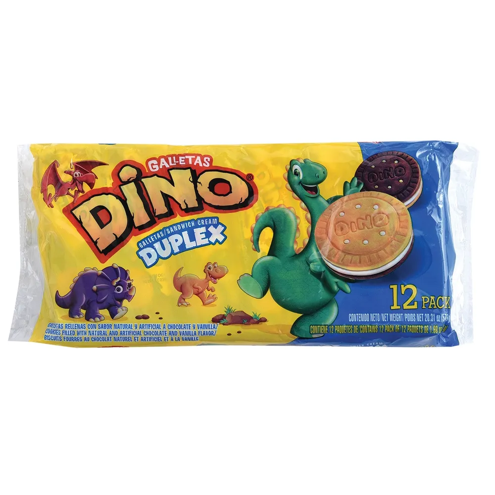 1-und-051228637394.webp Galleta Sandwich Duplex 12/1 Dino - Image 1