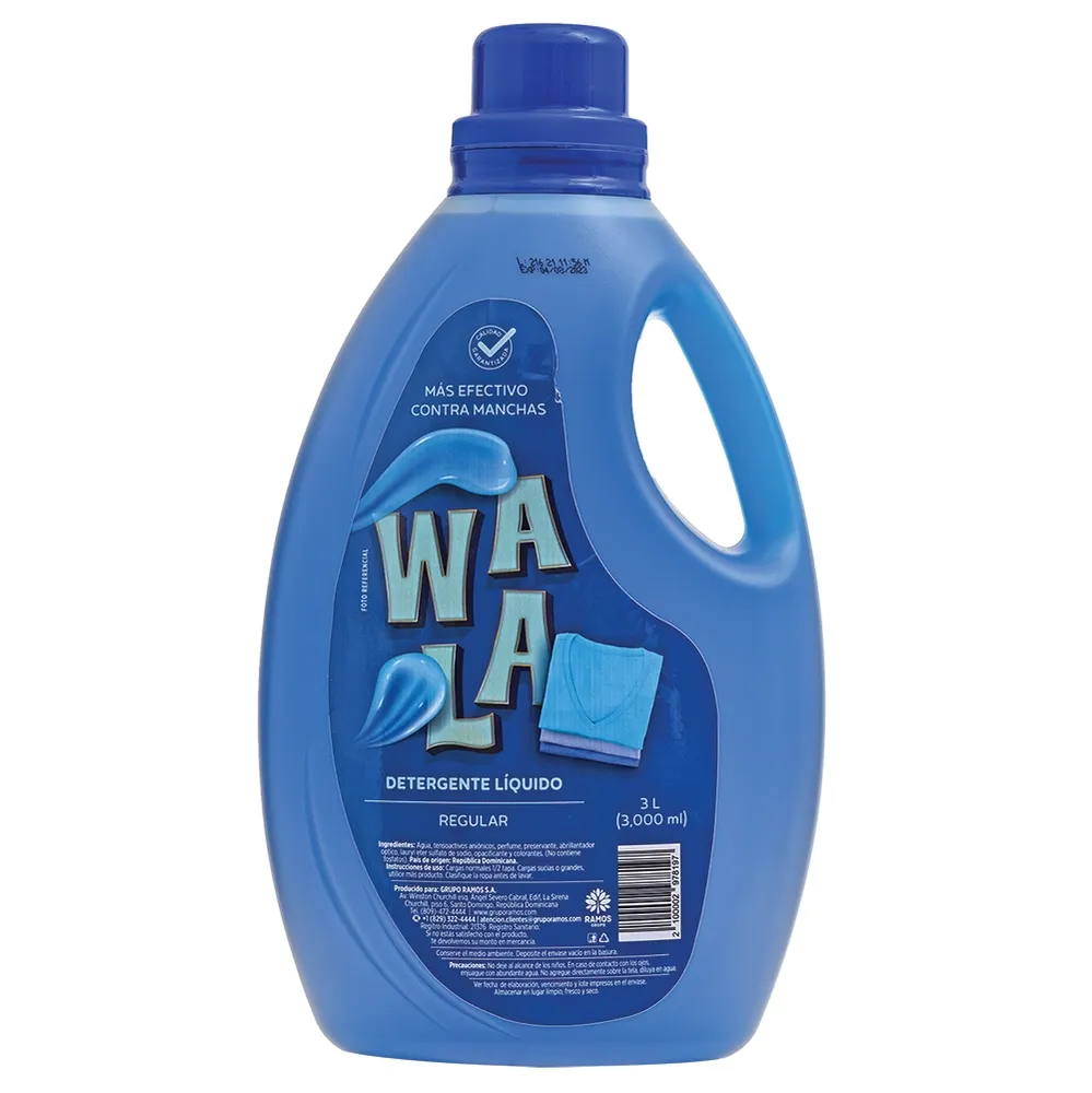 1-und-2100002978197.webp Detergente Liquido Original Wala 3 L - Image 1