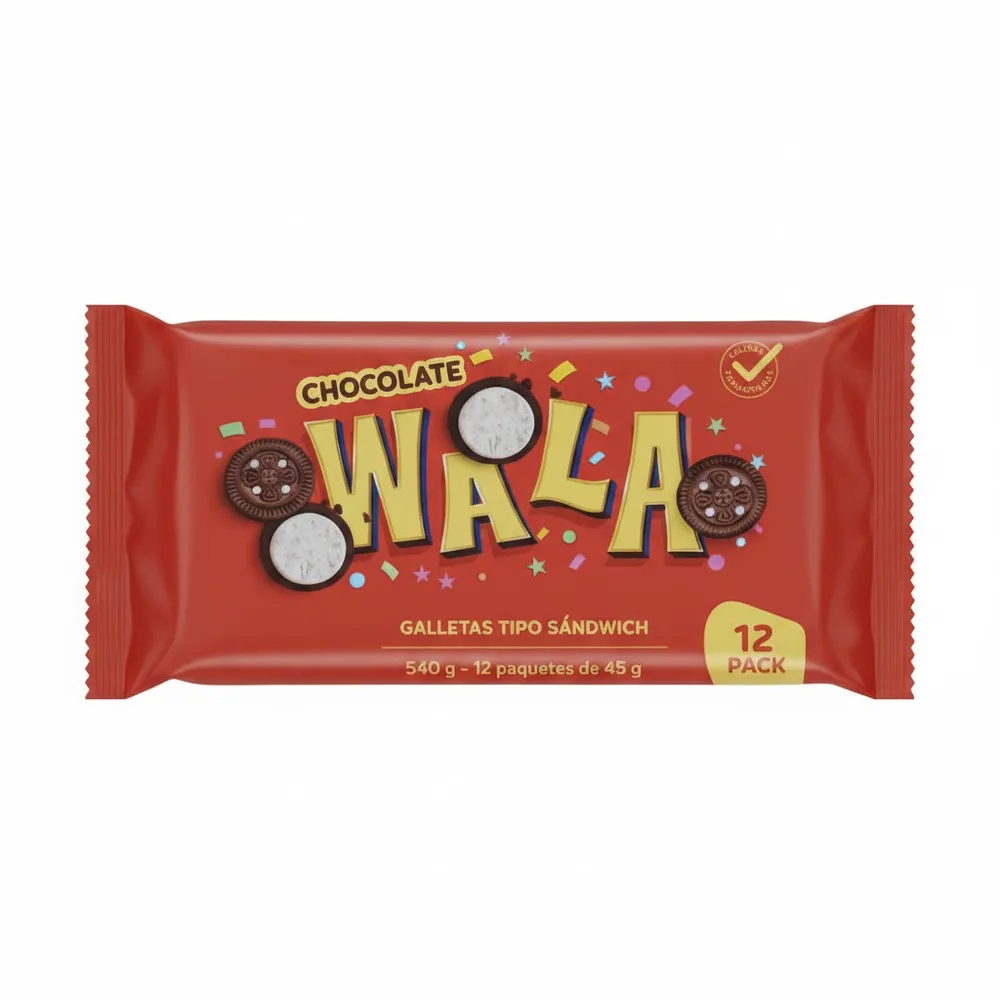1-und-2100002984716.webp Galletas Sandwich Chocolate Wala 12 Unidades - Image 1