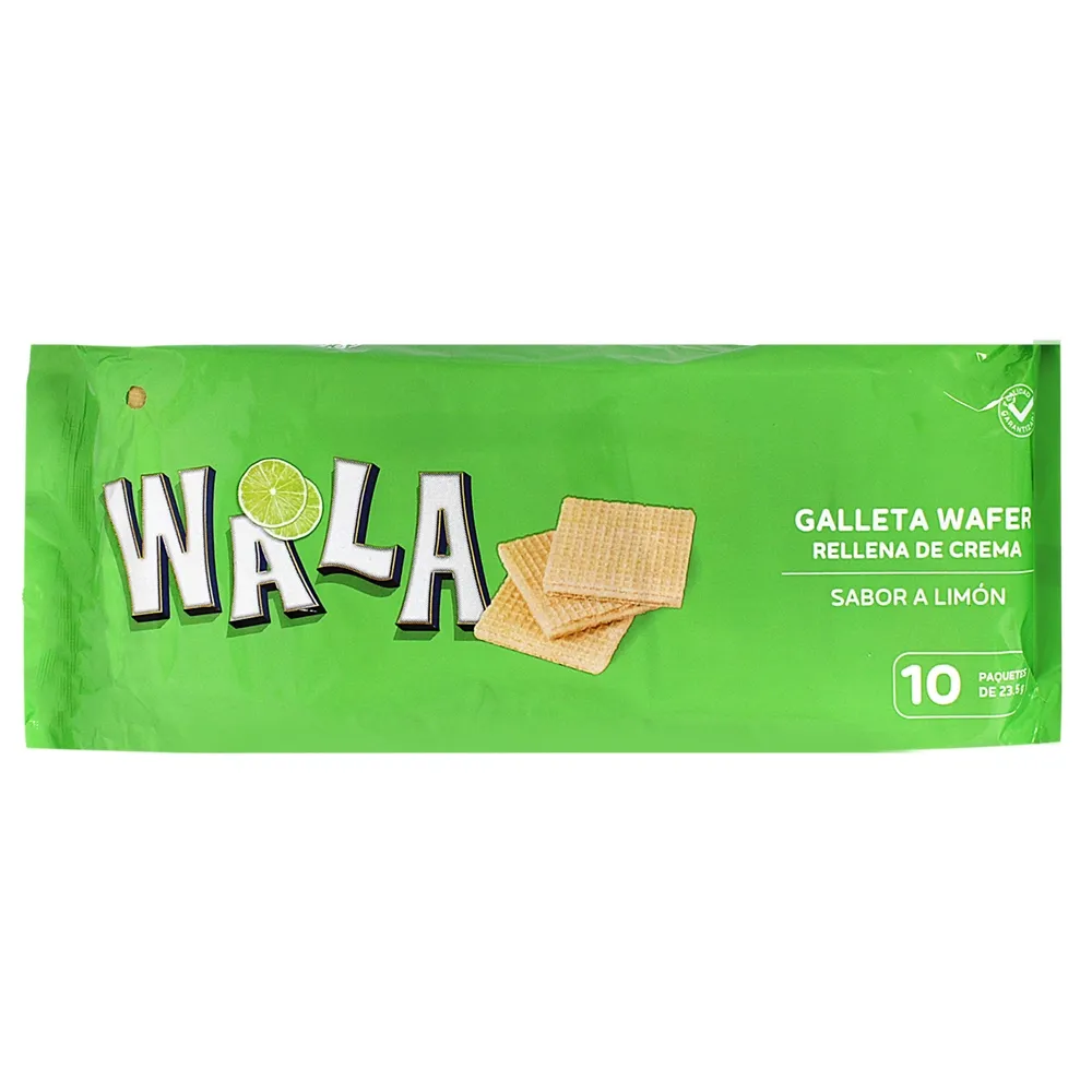 1-und-2100003279156.webp Galleta Wafer Limon Wala 10/1 235Gr - Image 1