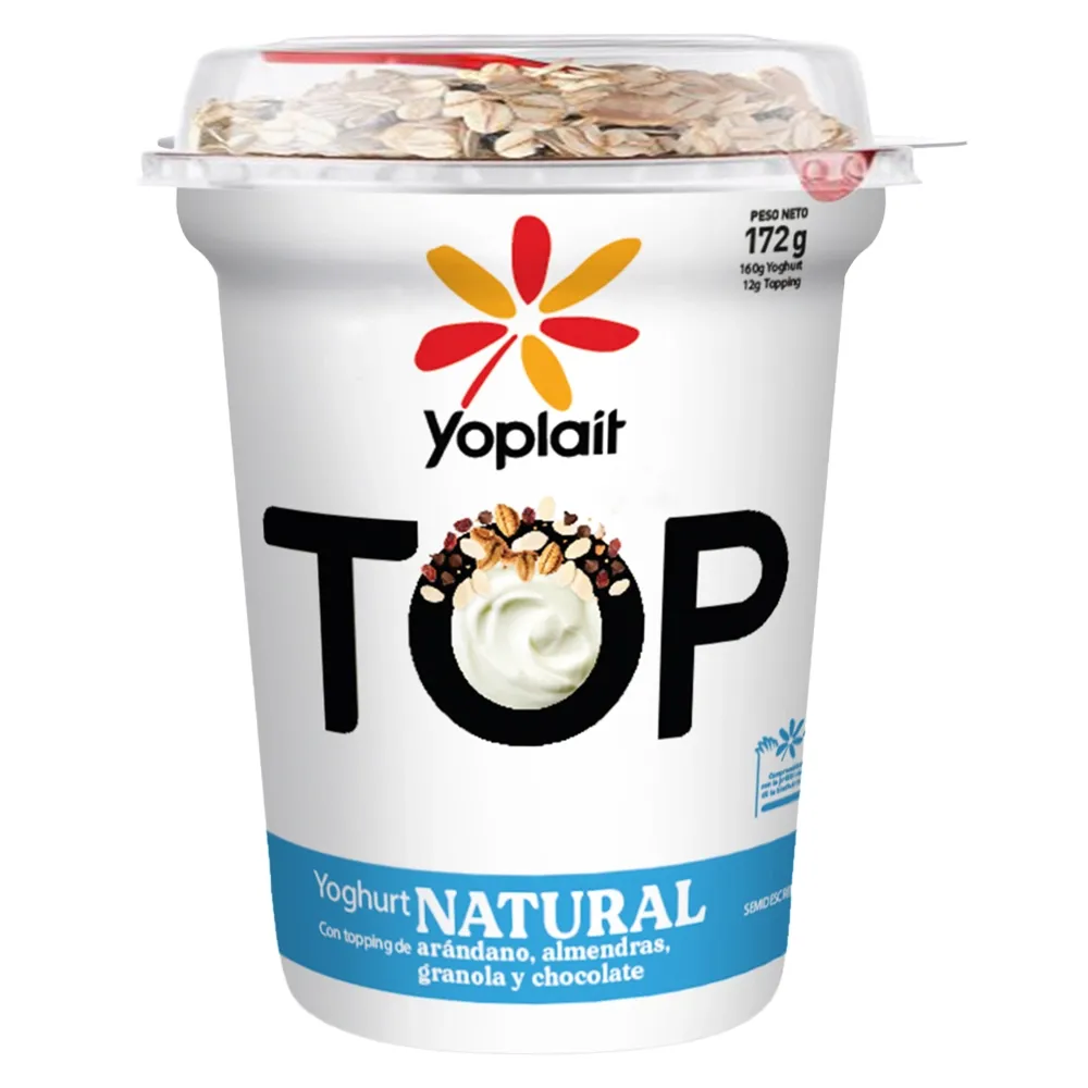 1-und-7466772508350.webp Yogurt Yoplait Batido Top Natural 172 G - Image 1