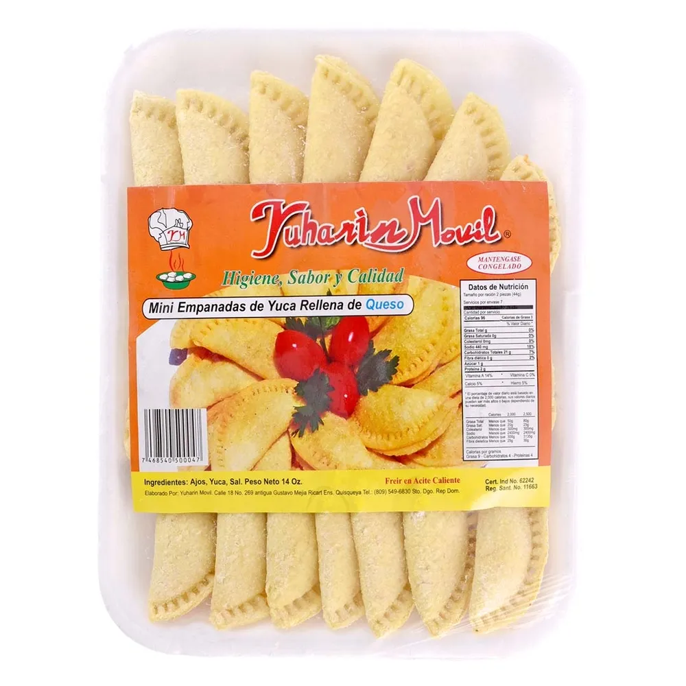 1-und-7468540500047.webp Mini Empanadas De Queso Yuharin 21 Uds. - Image 1