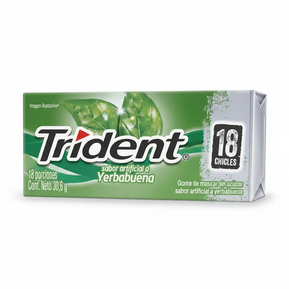 1-und-7506105606060.webp Chicles Evup Cool Yerba Trident 30.6 G - Image 1